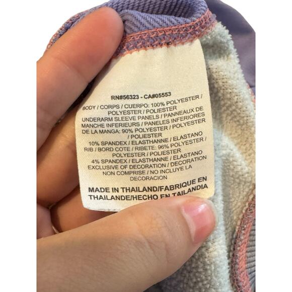 Nike Therma-Fit Hoodie Women’s Large Pink Purple Full Zip Hoodie Fleece Jacket - Picture 7 of 8